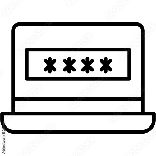 Password vector design logo icon.svg
