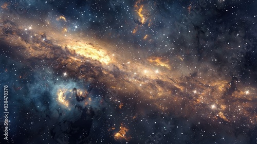 Stars of the Milky Way in the vast universe