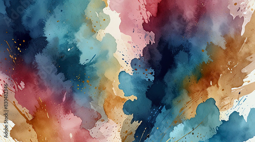Abstract color fluidity background design 