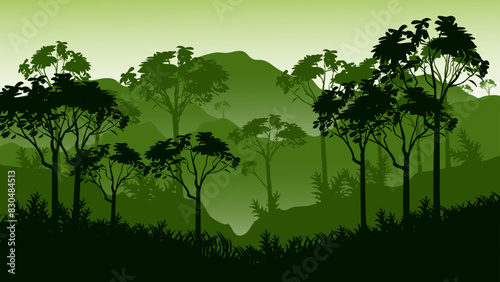 forest landscape background