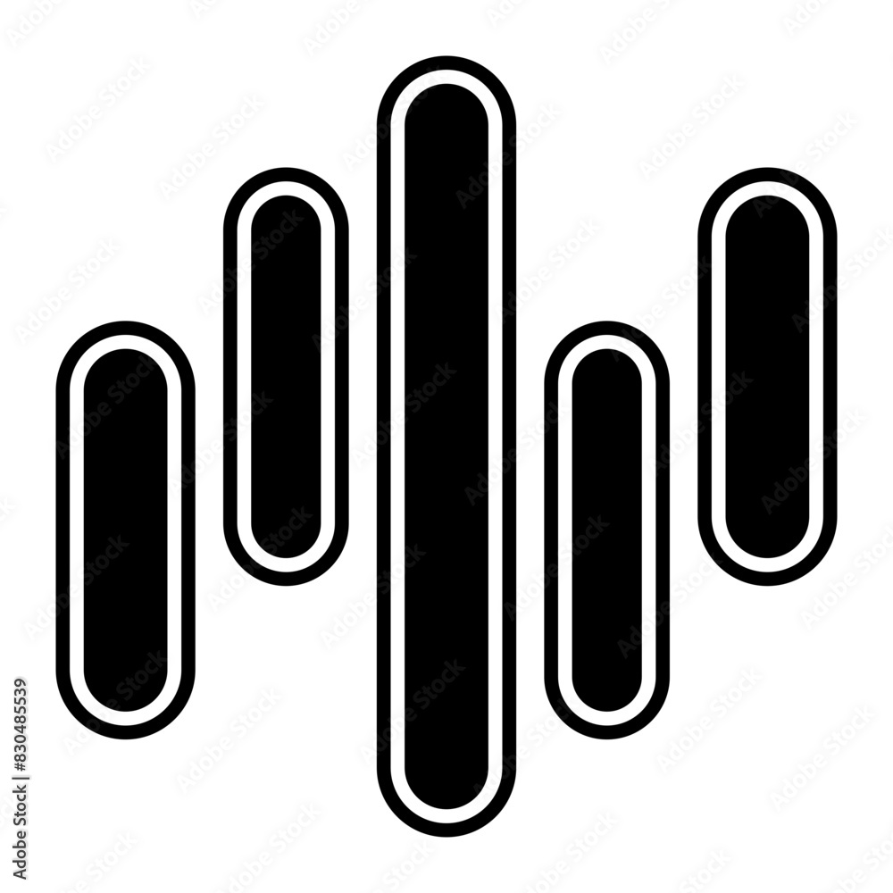 tone of voice glyph style icon tone of voice glyph style icon