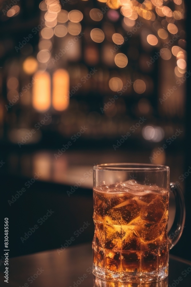 a bar with lights on it in a dark room a bar with lights on it in a dark room