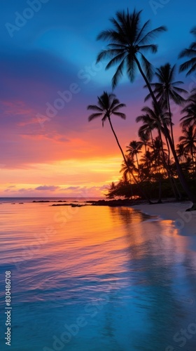 Photo of beach landscape outdoors horizon.