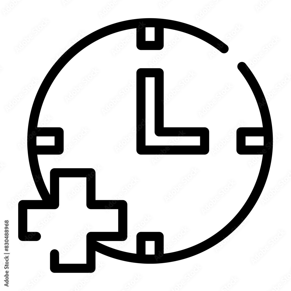 add time cut line icon add time cut line icon