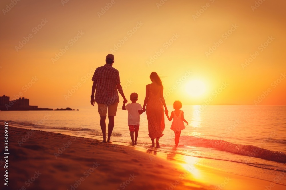 Fototapeta premium Vacation outdoors fun walking.
