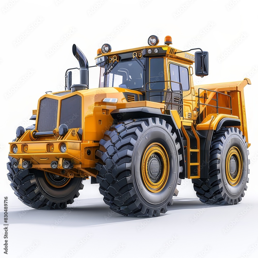 Tractor isolated on white background
Tractor isolated on white background