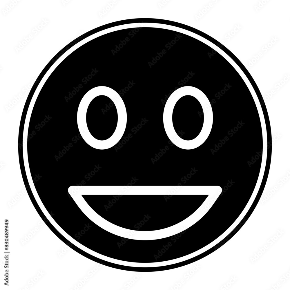 emote smiled glyph icon emote smiled glyph icon