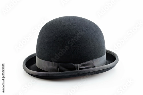 Bowler hat isolated on white background
