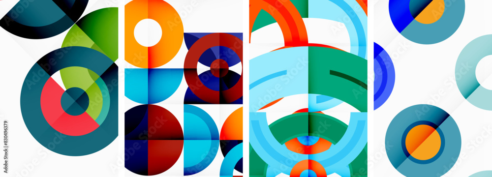 Round geometric elements and circles in background design for wallpaper, business card, cover, poster, banner, brochure, header, website Round geometric elements and circles in background design for wallpaper, business card, cover, poster, banner, brochure, header, website