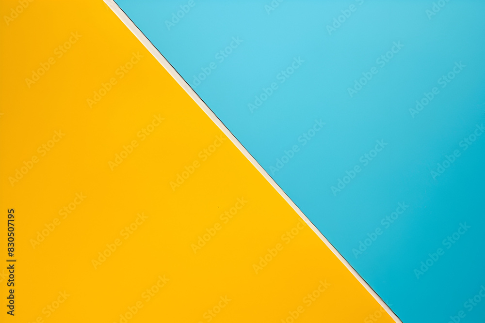 Minimalist Yellow and Blue Geometric Abstract Minimalist Yellow and Blue Geometric Abstract