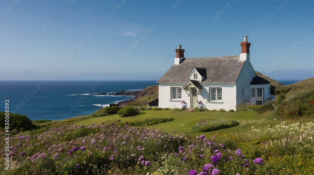 house on the coast