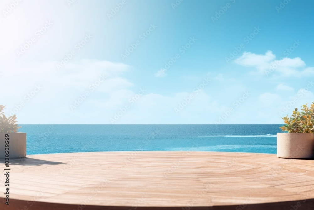 Fototapeta premium Ocean background outdoors horizon nature.