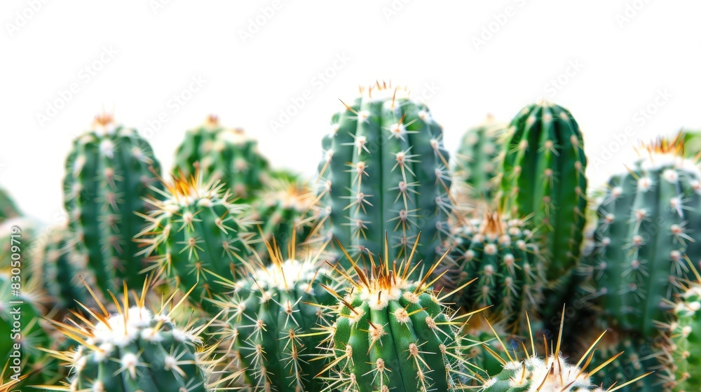 Beautiful cacti with a white backdrop Beautiful cacti with a white backdrop
