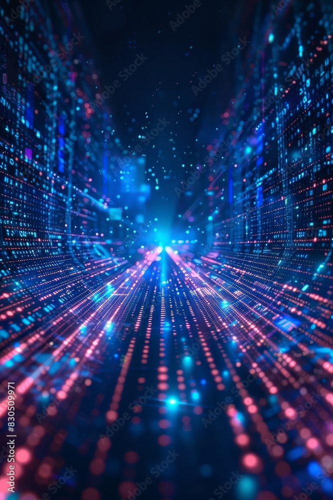 Futuristic Digital Matrix Abstract Background for Cyber Big Data Analytics and AI Technology Futuristic Digital Matrix Abstract Background for Cyber Big Data Analytics and AI Technology