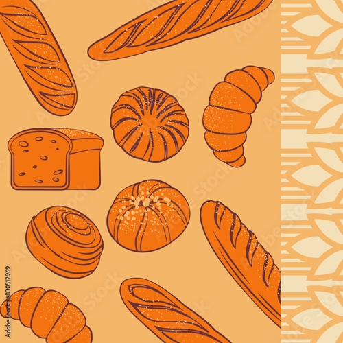 Assorted Bakery Treats background