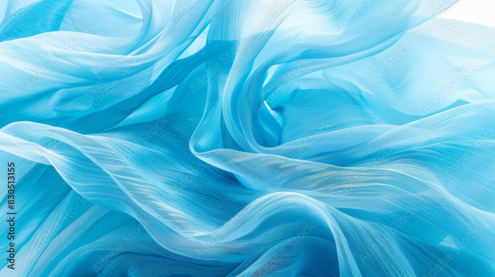 custom made wallpaper toronto digital A tight shot of blue-and-white fabric, adorned with wavy lines at its bottom edge Bottom edge displays identical wavy design