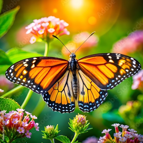 beautiful butterfly in nature