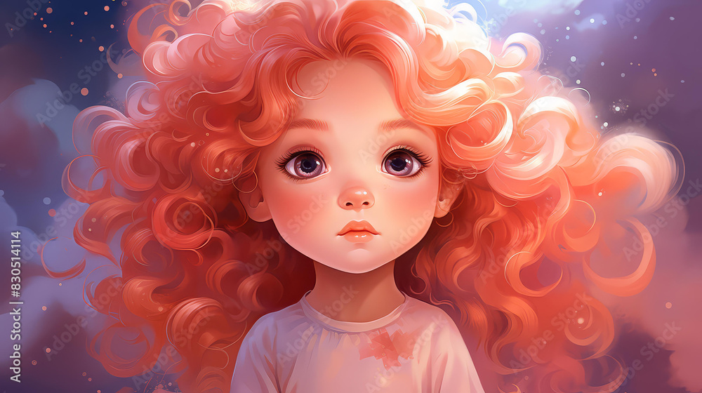 Playful Nebula illustration in chibi style with vivid colors and pastel tones. Playful Nebula illustration in chibi style with vivid colors and pastel tones.