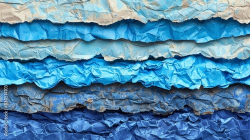 Wallpaper Mural numerous pieces of the same paper, alternating between shades Torontodigital.ca