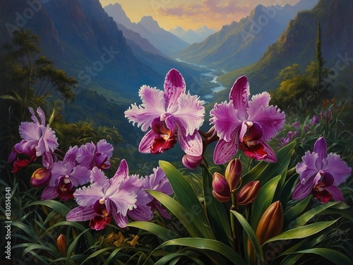 flowers in the mountains