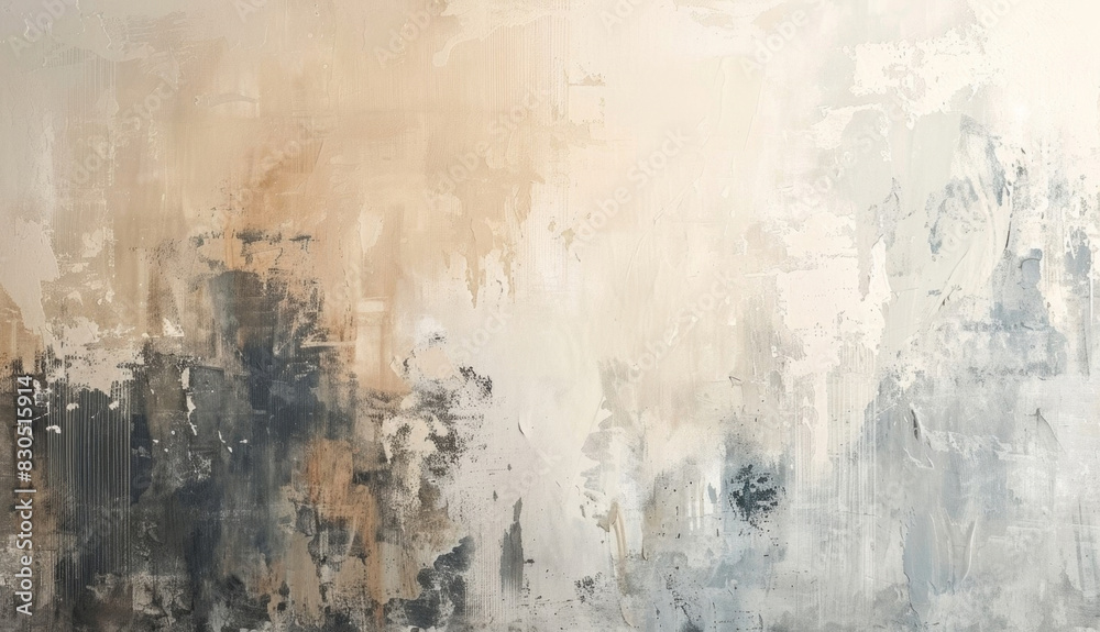 Fototapeta premium Abstract Textured Artwork with Neutral Tones