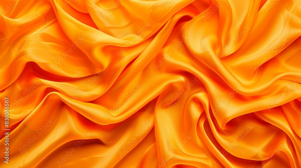 A tight shot of a yellow fabric with undulating waves at its upper and lower edges, plus the base of the bottom portion A tight shot of a yellow fabric with undulating waves at its upper and lower edges, plus the base of the bottom portion