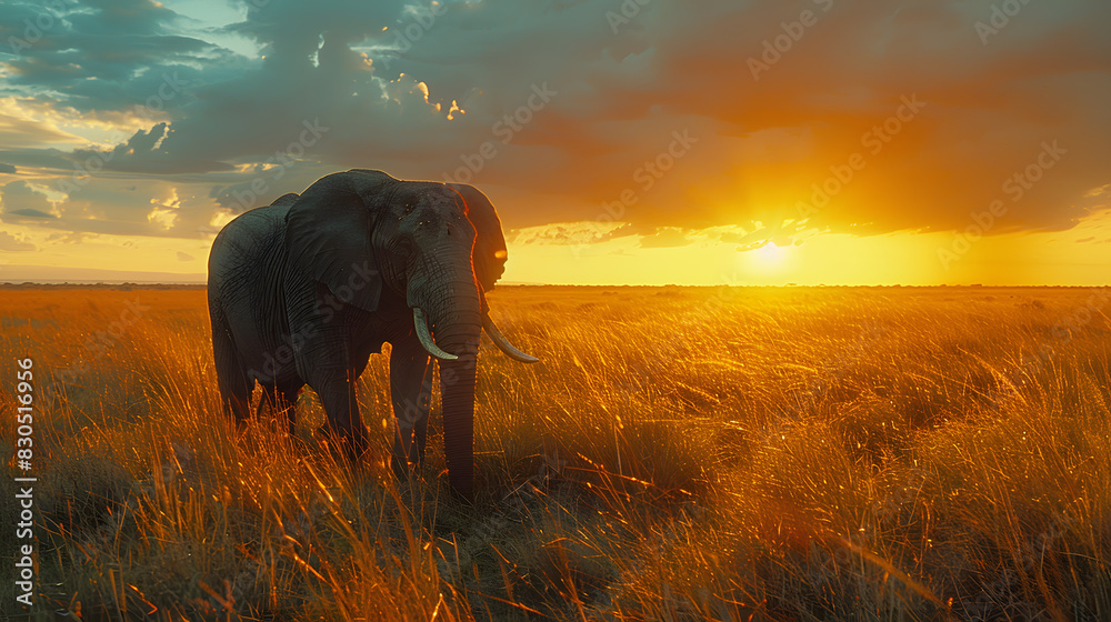 An elephant seeks refuge from rising temperatures, the effects of ...