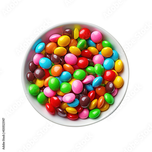 colorful jelly beans, isolated on transparent background Remove png, Clipping Path, pen tool 