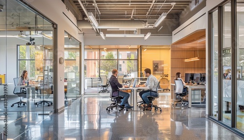 Wallpaper Mural Innovation project team office industry business research lab design Torontodigital.ca