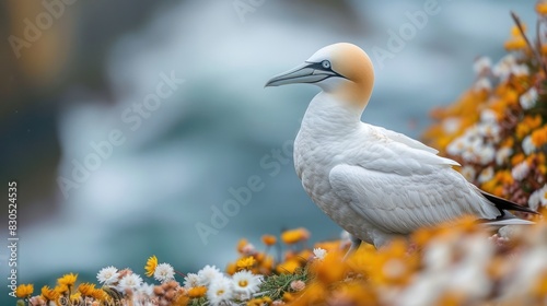 Northern gannet (Morus bassanus) photo