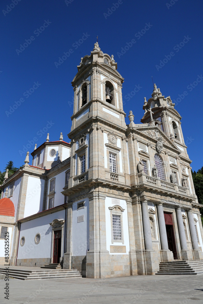 Bom Jesus do Monte church, famous landmark of Braga, Portugal Bom Jesus do Monte church, famous landmark of Braga, Portugal