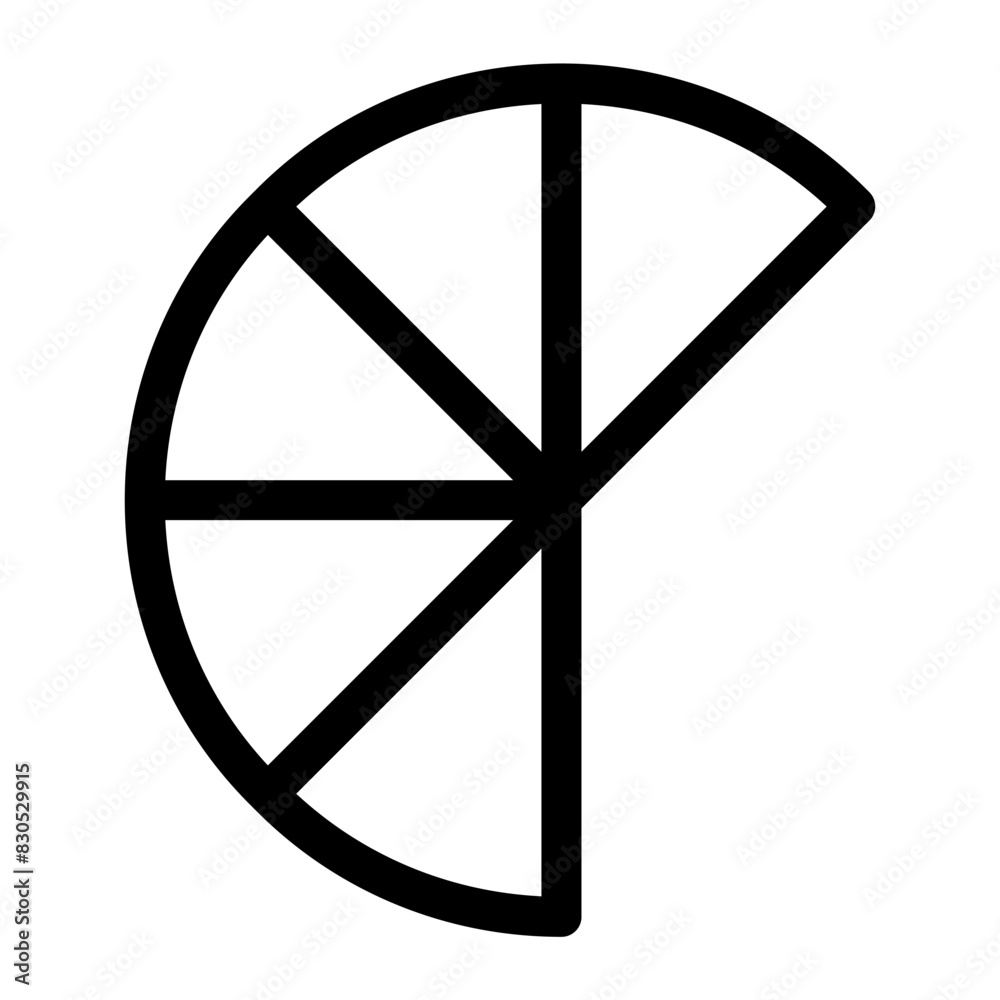 lemon icon in line style. Vector illustration lemon icon in line style. Vector illustration
