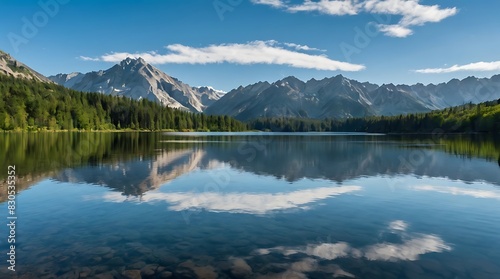 lake in the mountains