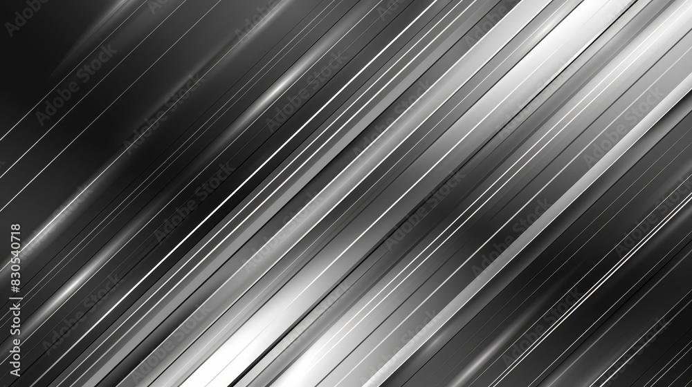 A black-and-white abstract backdrop features a diagonal stripe pattern in the image's center, and the bottom half exhibits another diagonal stripe design A black-and-white abstract backdrop features a diagonal stripe pattern in the image's center, and the bottom half exhibits another diagonal stripe design