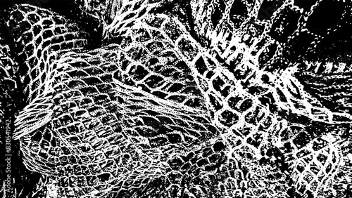 12-60. Fabric Stitch Texture - Illustration. Textured grey knit wool pattern
