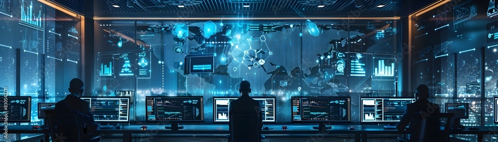Cybersecurity Command Center Monitoring Real Time Threats and Innovations Across the Digital Landscape Cybersecurity Command Center Monitoring Real Time Threats and Innovations Across the Digital Landscape