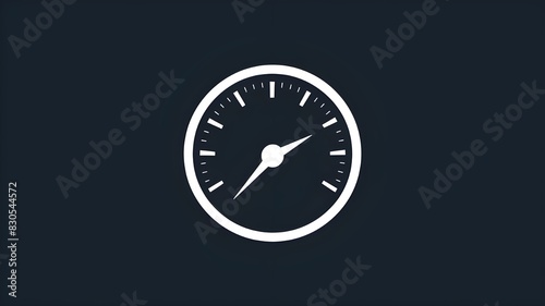 speedometer icon vector.