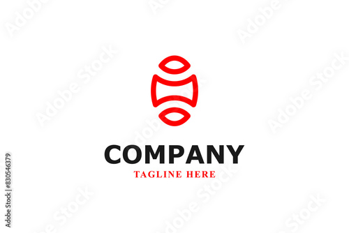 red cocoon modern minimal logo