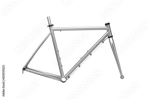 Gleaming Silver Serenity on White or PNG Transparent Background.