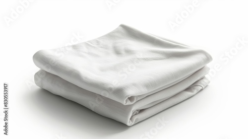 Stack of t-shirts mockup on white background