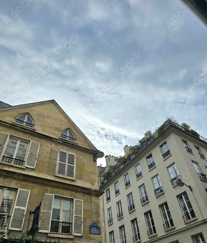 Residential buildings in Paris, France