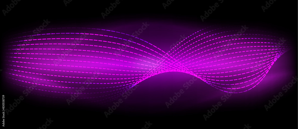 Neon wave lines with blend effect. Vector Illustration For Wallpaper, Banner, Background, Card, Book Illustration, landing page Neon wave lines with blend effect. Vector Illustration For Wallpaper, Banner, Background, Card, Book Illustration, landing page