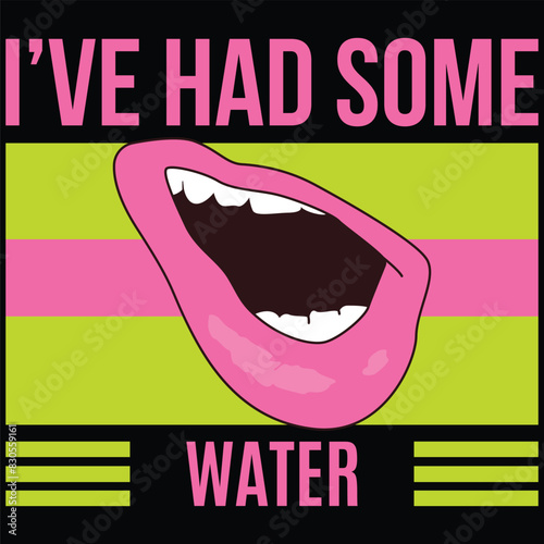 lips t shirt design icon 
