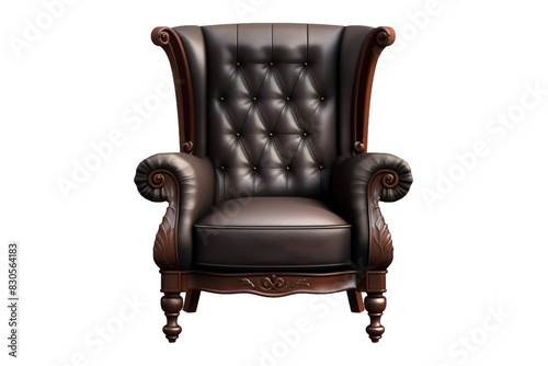 The Majestic Throne on White or PNG Transparent Background.