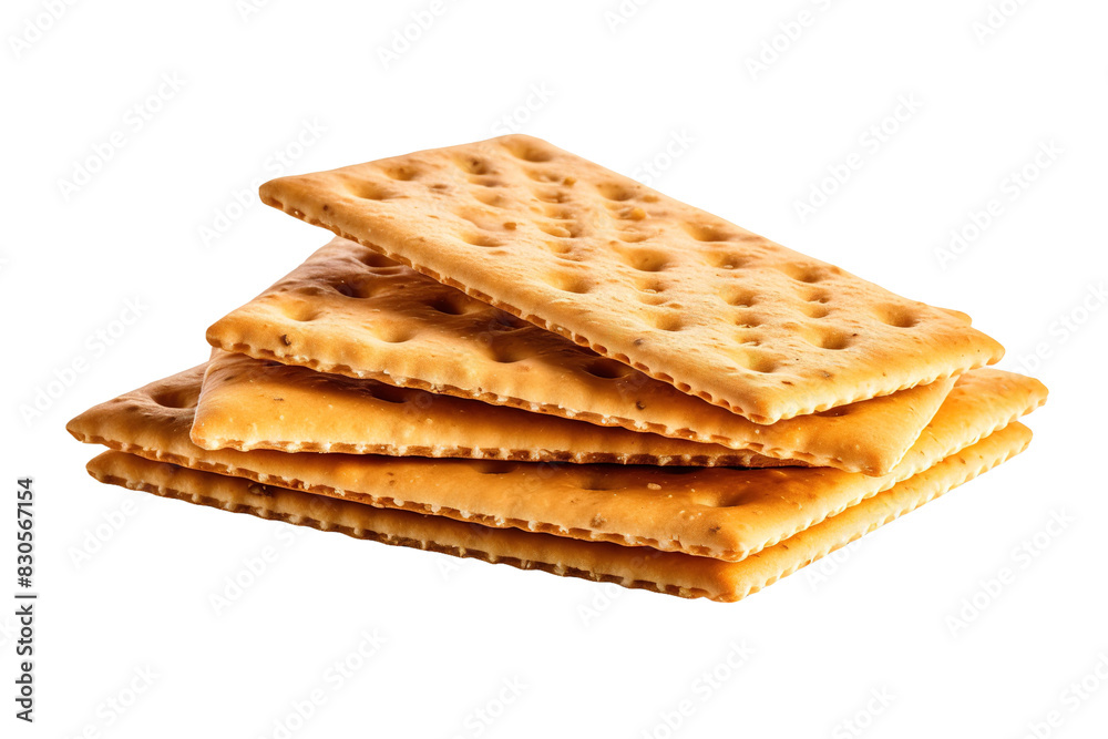 A Tower of Crunchy Delights on White or PNG Transparent Background.