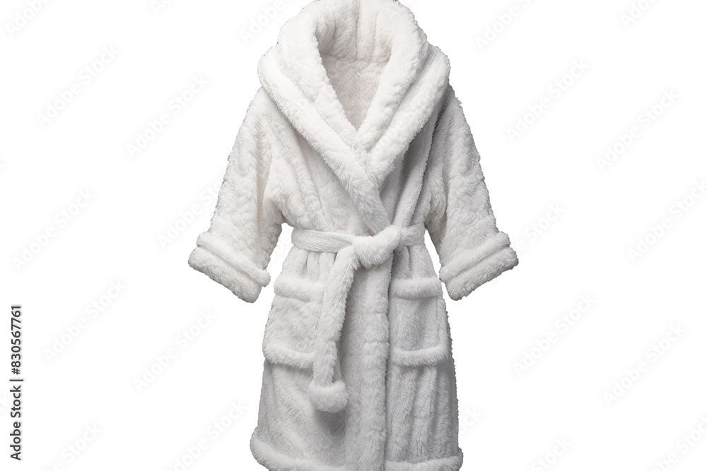 The Ethereal Elegance of the Angelic Hooded Bathrobe on White or PNG Transparent Background. The Ethereal Elegance of the Angelic Hooded Bathrobe on White or PNG Transparent Background.