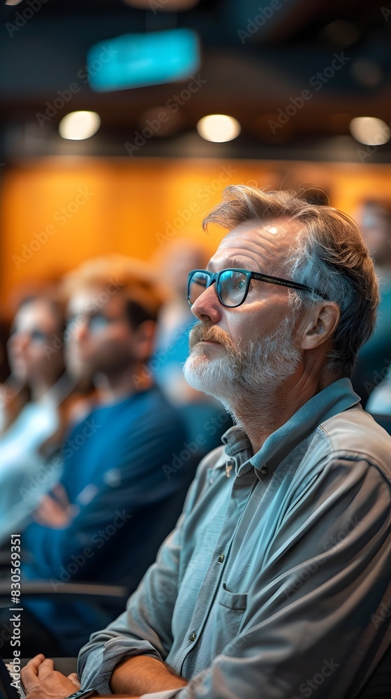 Financial Independence Seminar with Mature Attendees Learning About Passive Income Streams Financial Independence Seminar with Mature Attendees Learning About Passive Income Streams