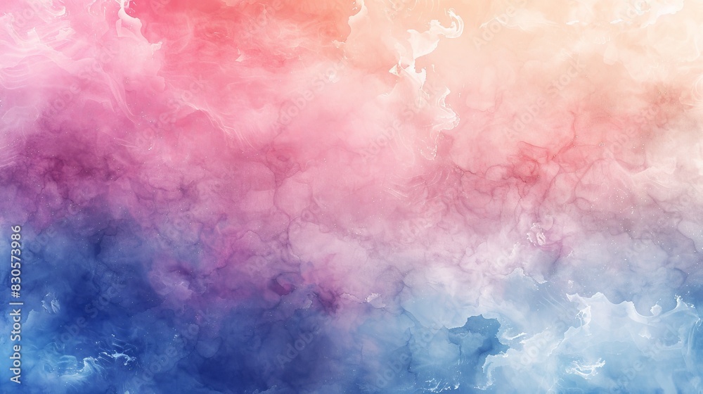 Fototapeta premium A canvas of soft pastels, this watercolor background provides an artistic backdrop for your creative vision to shine