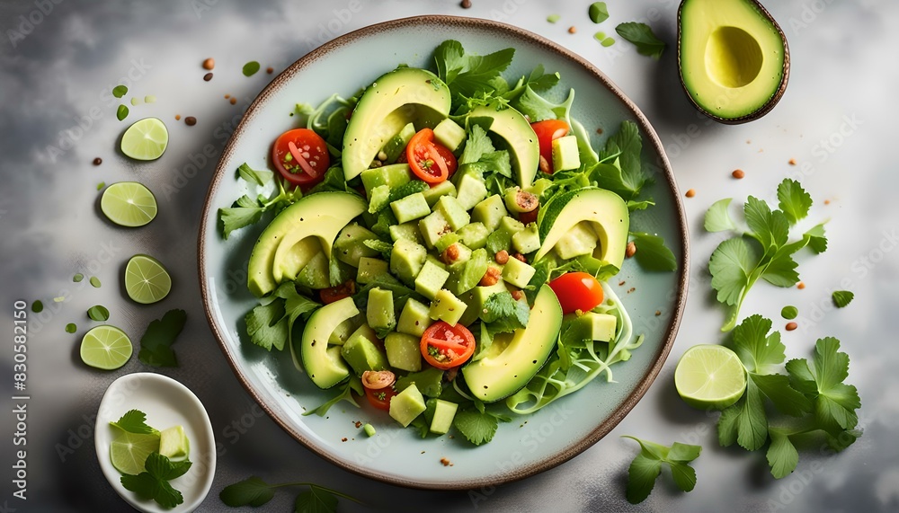 avocado salad with coriander
avocado salad with coriander