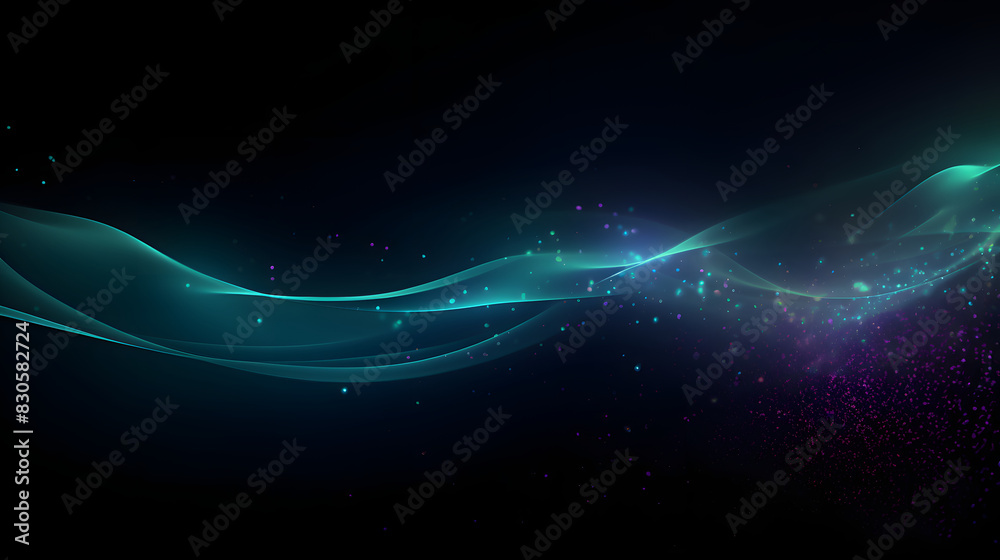 Digital dark green glitter starry sky abstract graphic poster background Digital dark green glitter starry sky abstract graphic poster background